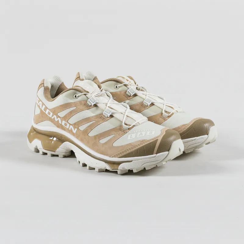 Salomon XT-4 OG Protective Shoes Safari Almond Milk Kelp