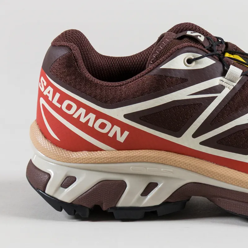 Salomon XT-6 Shoes Roast Clay Burnt Ochre Almond Milk-4