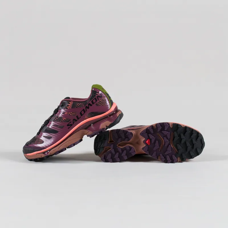 Salomon XT-4 OG RAD Shoes Nocturne Tawny Port Emberglow-3