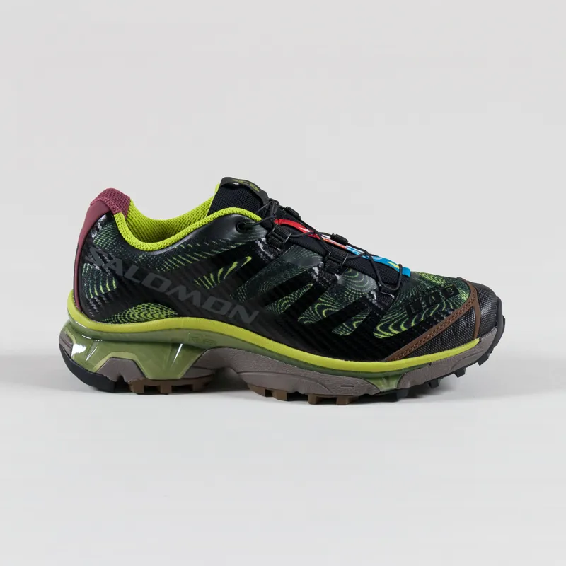 Salomon XT-4 OG RAD Shoes Black Dark Citron Nocturne-2