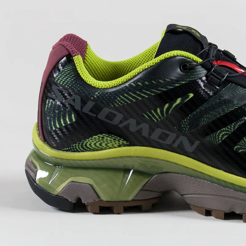 Salomon XT-4 OG RAD Shoes Black Dark Citron Nocturne-4