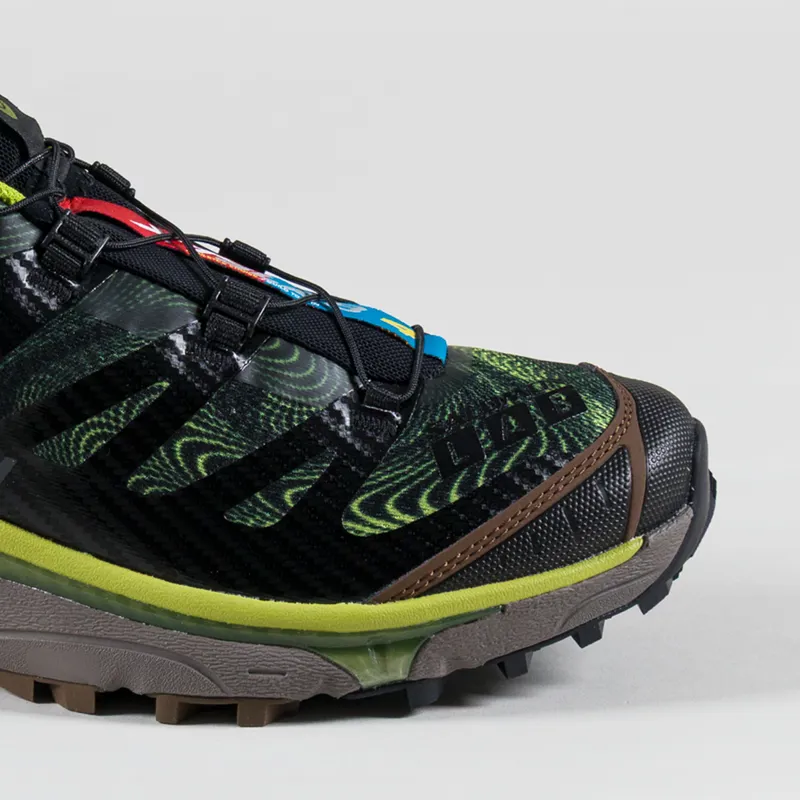 Salomon XT-4 OG RAD Shoes Black Dark Citron Nocturne-5