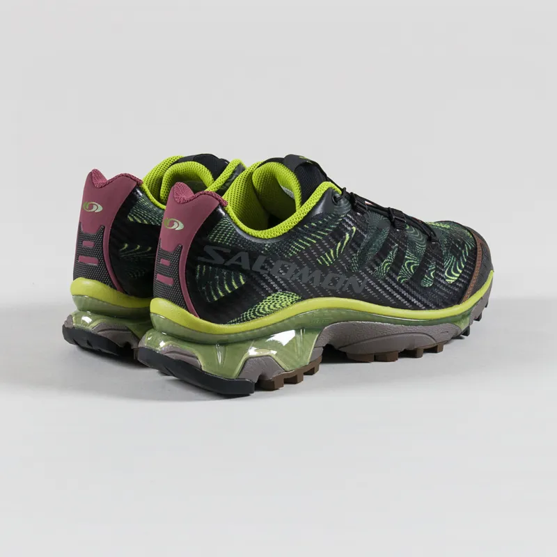Salomon XT-4 OG RAD Shoes Black Dark Citron Nocturne-1