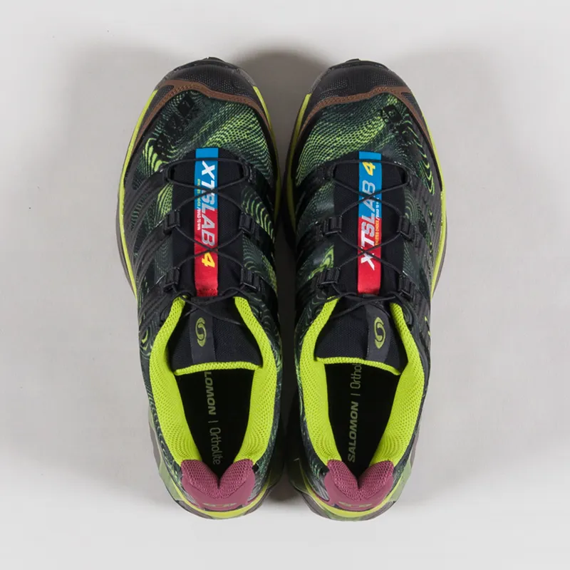 Salomon XT-4 OG RAD Shoes Black Dark Citron Nocturne-6