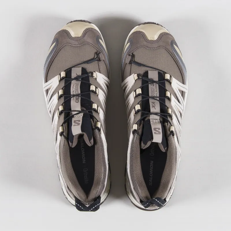 Salomon XA PRO 3D Suede Shoes Falcon Canary Green Safari-6