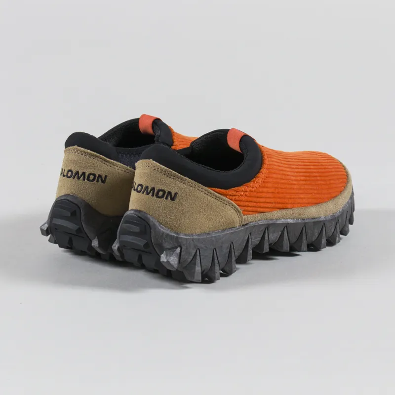 Salomon Womens Snowclog Corduroy Burnt Ochre Kelp Black-1