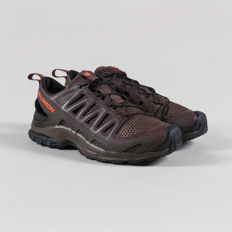 Salomon XA PRO 3D AMPHIB Shoes French Roast Delicioso Red Orange
