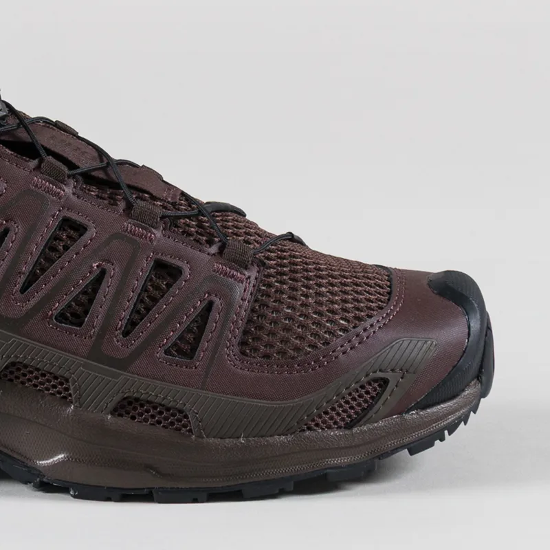 Salomon XA PRO 3D AMPHIB Shoes French Roast Delicioso Red Orange-5