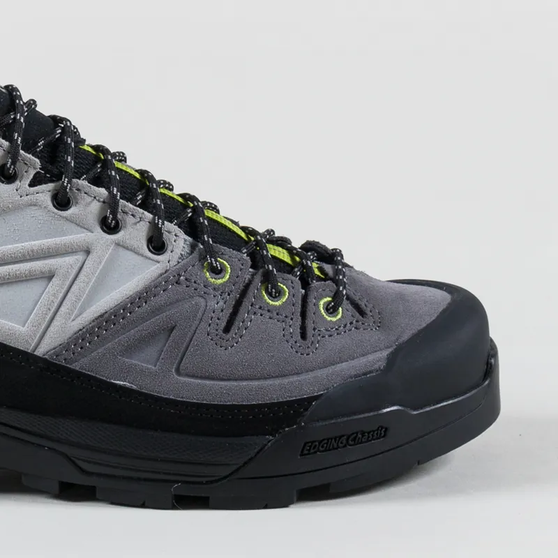 Salomon X-ALP Leather Shoes Black Castlerock Dark Citrus-5