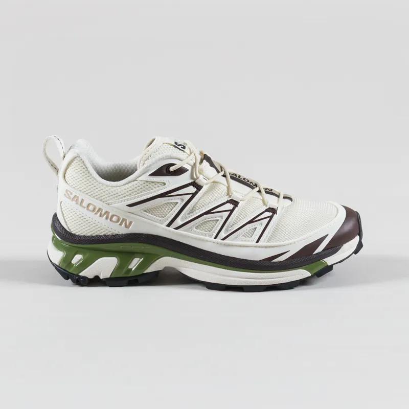 Salomon Womens XT-6 Expanse Canvas Shoes Vanilla Ice Black Coffee-2