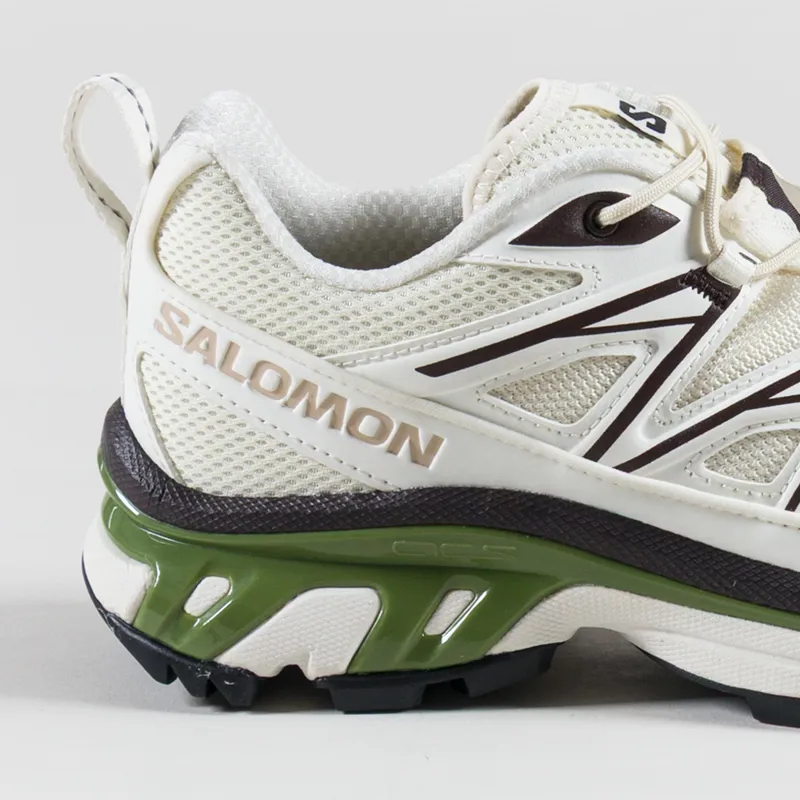 Salomon Womens XT-6 Expanse Canvas Shoes Vanilla Ice Black Coffee-4