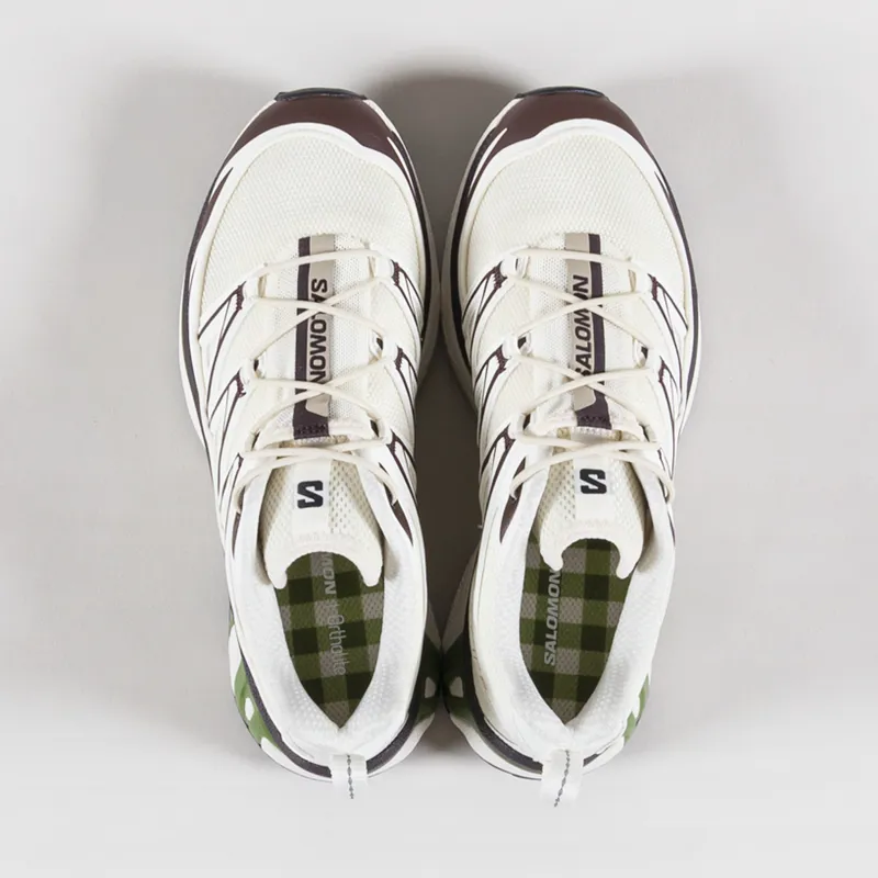 Salomon Womens XT-6 Expanse Canvas Shoes Vanilla Ice Black Coffee-6