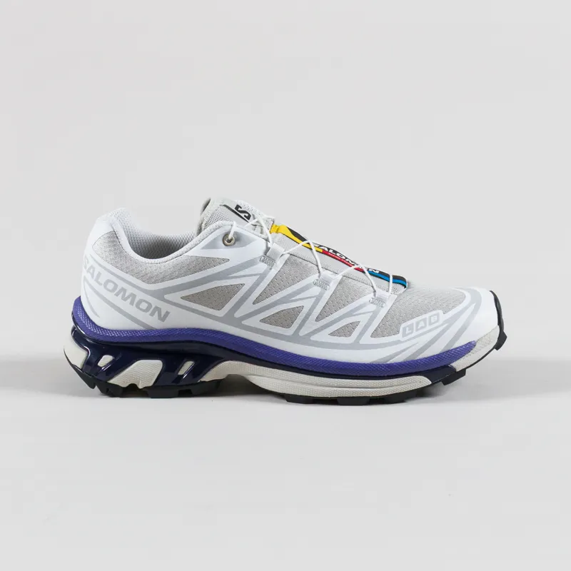 Salomon XT-6 Shoes White Lunar Rock Liberty-2
