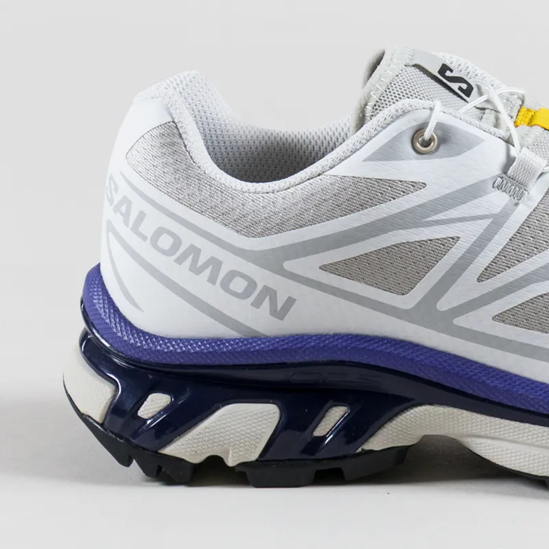 Salomon XT-6 Shoes White Lunar Rock Liberty-4