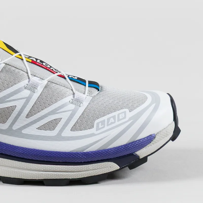 Salomon XT-6 Shoes White Lunar Rock Liberty-5