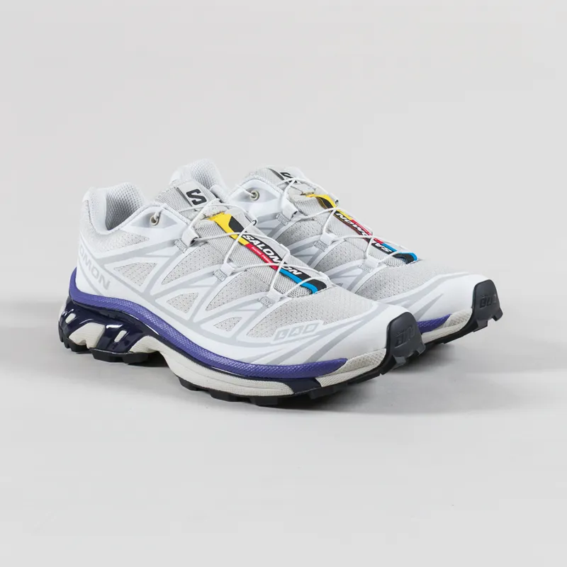Salomon XT-6 Shoes White Lunar Rock Liberty