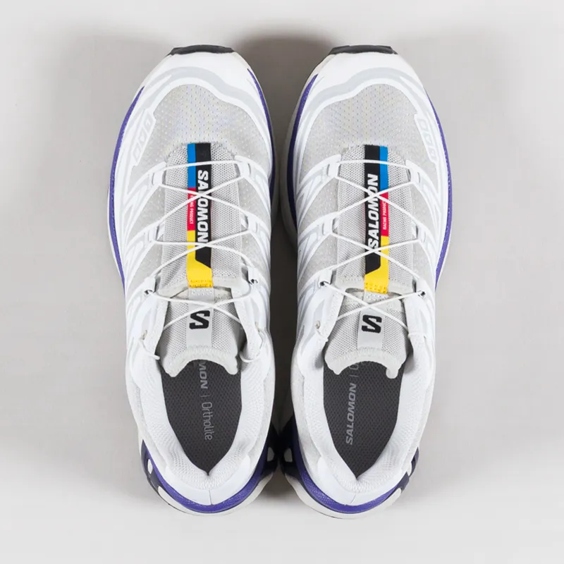 Salomon XT-6 Shoes White Lunar Rock Liberty-6