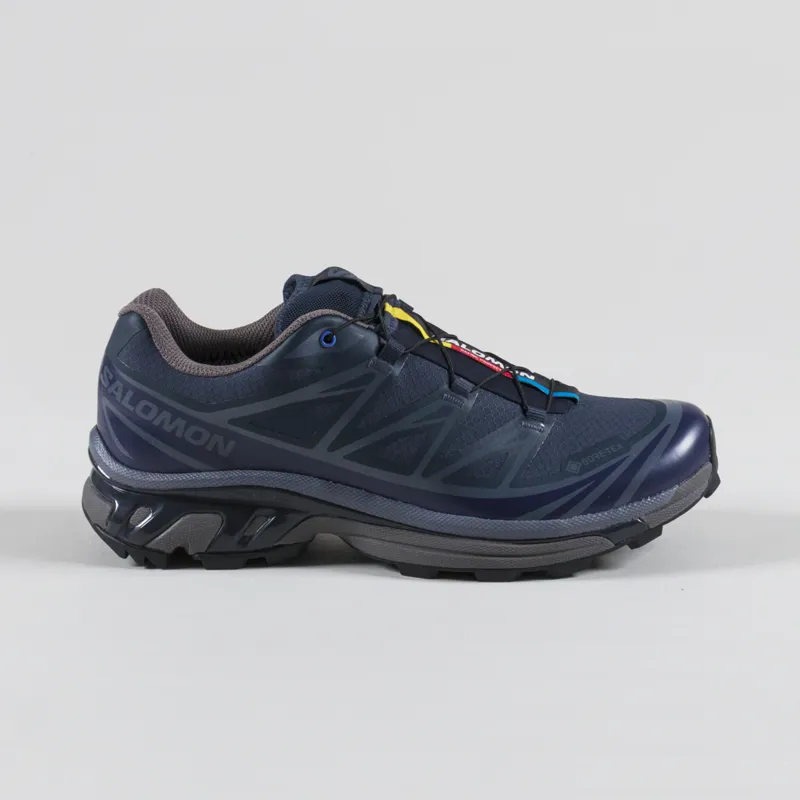 Salomon XT-6 GORE-TEX Shoes Blue Nights Astral Aura Plum Kitten-2