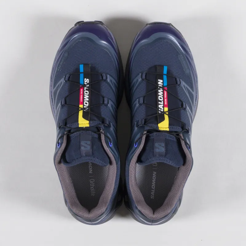 Salomon XT-6 GORE-TEX Shoes Blue Nights Astral Aura Plum Kitten-6
