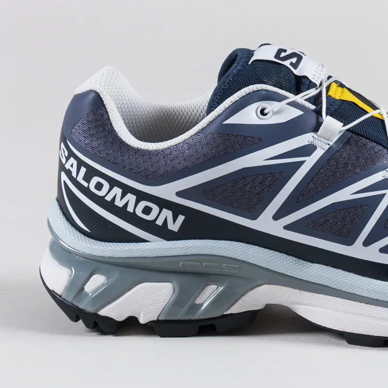 Salomon XT-6 Shoes Grisaille Blue Nights Quarry-4