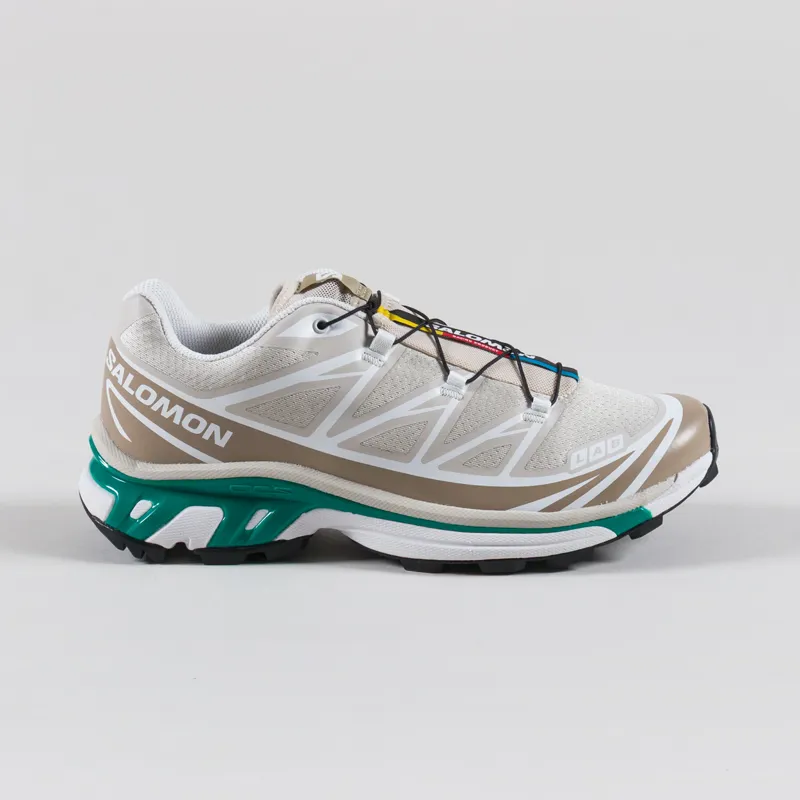 Salomon XT-6 Shoes Rainy Day Chinchilla Green-2