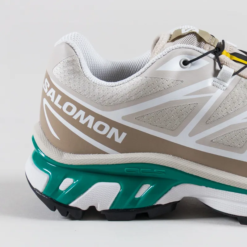 Salomon XT-6 Shoes Rainy Day Chinchilla Green-4