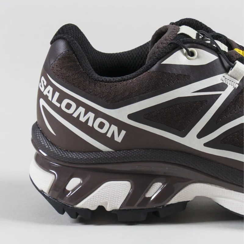 Salomon Womens XT-6 Shoes Black Coffee French Roast Vanilla Ice-4