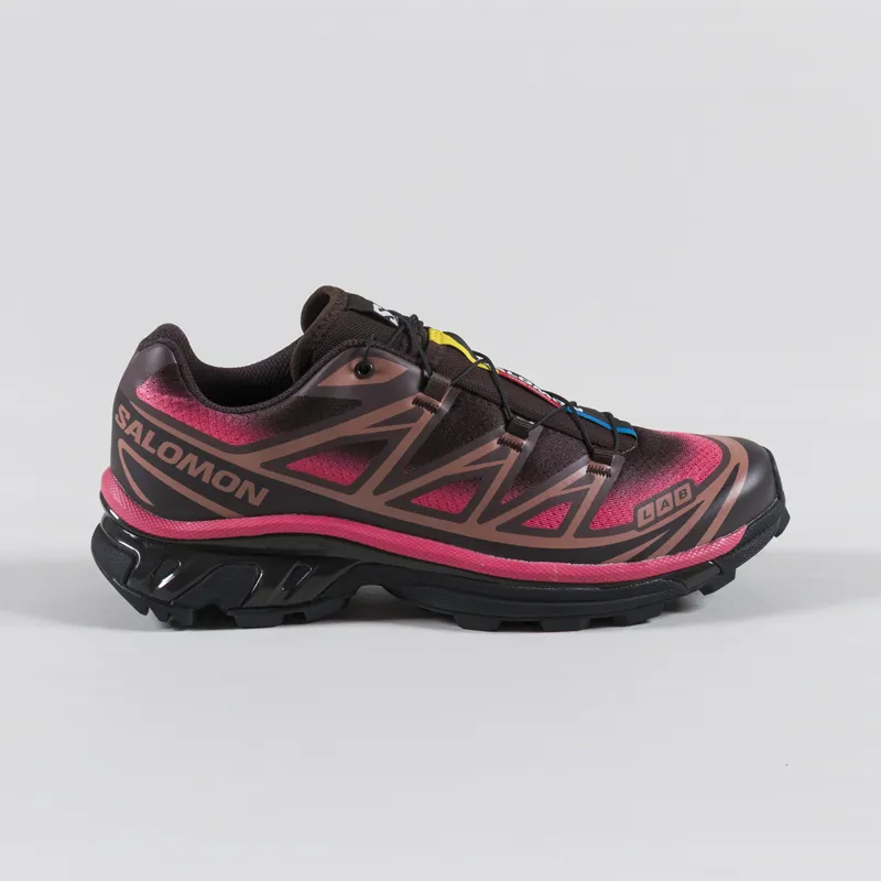 Salomon XT-6 Skyline Shoes Black French Roast Red-2