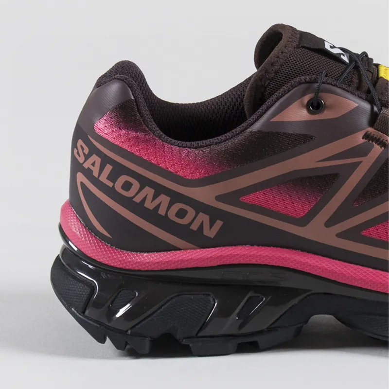 Salomon XT-6 Skyline Shoes Black French Roast Red-4