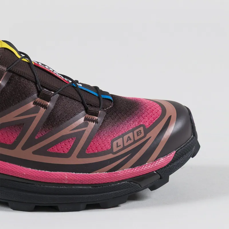 Salomon XT-6 Skyline Shoes Black French Roast Red-5