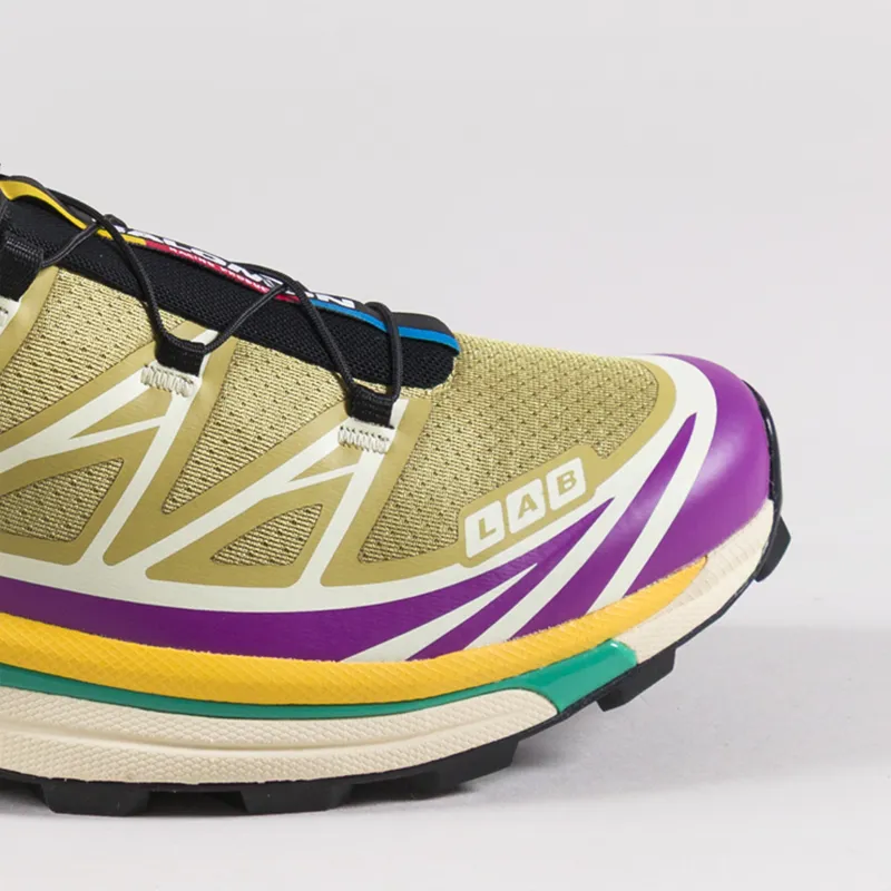 Salomon XT-6 Shoes Antique Gold Transparent Yellow Willow Herb-5