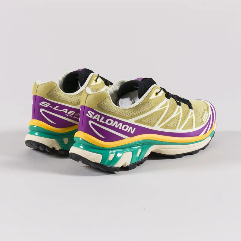 Salomon XT-6 Shoes Antique Gold Transparent Yellow Willow Herb-1