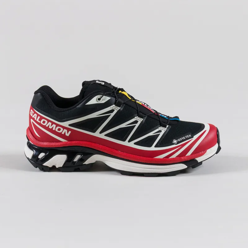 Salomon XT-6 GORE-TEX Shoes Black Scarlet Vanilla Ice-2