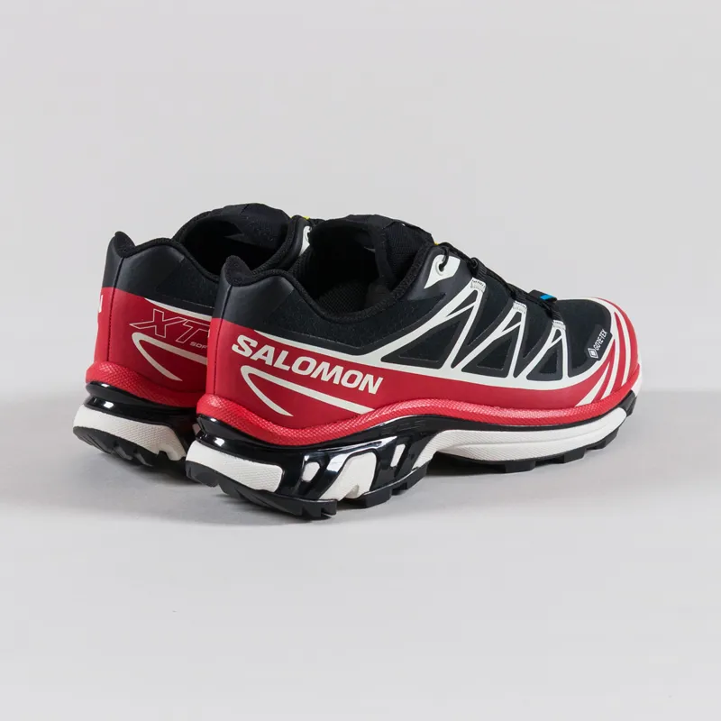 Salomon XT-6 GORE-TEX Shoes Black Scarlet Vanilla Ice-1