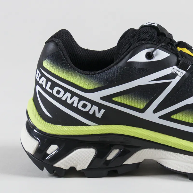 Salomon XT-6 Skyline Shoes Black Maritime Blue Sharp Green-4