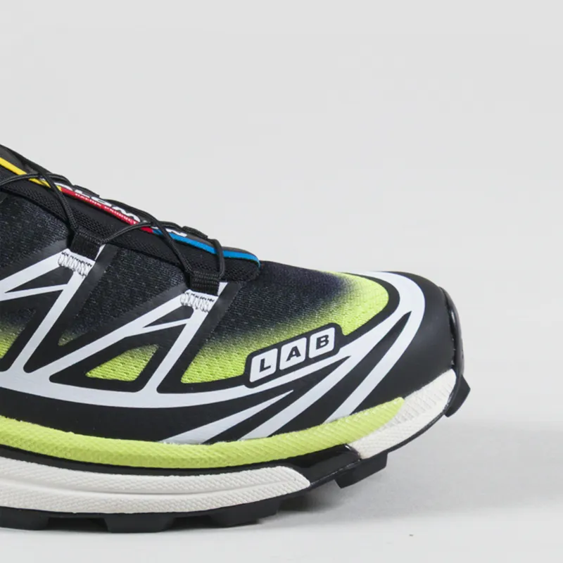 Salomon XT-6 Skyline Shoes Black Maritime Blue Sharp Green-5