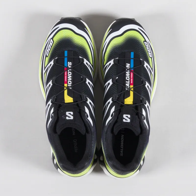 Salomon XT-6 Skyline Shoes Black Maritime Blue Sharp Green-6