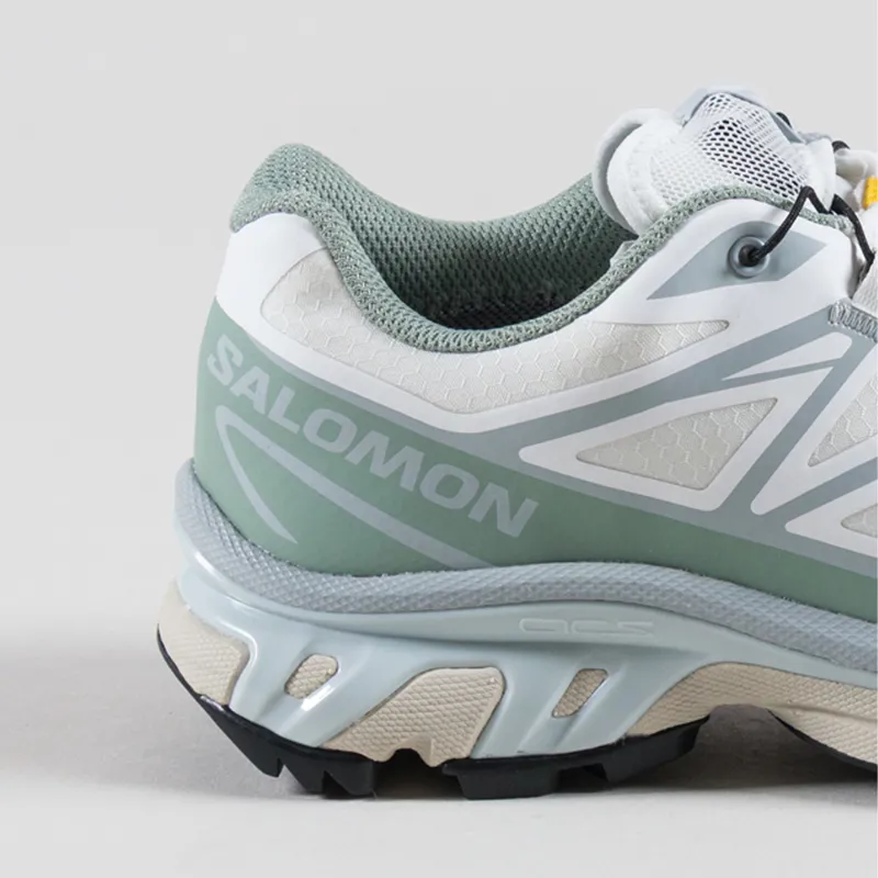 Salomon Womens XT-6 GORE-TEX Shoes White Green Milieu Ice Flow-4