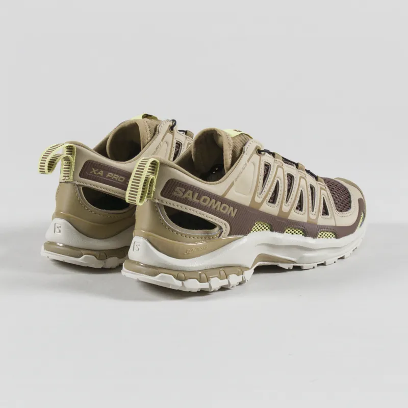 Salomon Womens XA PRO 3D AMPHIB Shoes Safari Kelp Mustang-1