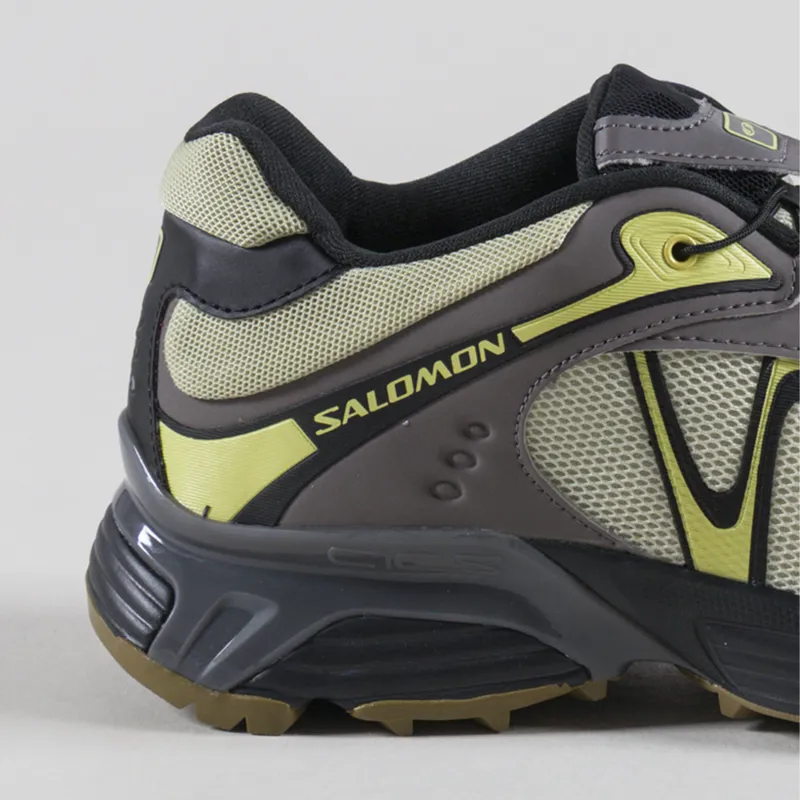 Salomon XT-Whisper Shoes Asparagus Green Dark Gull Grey Endive-4