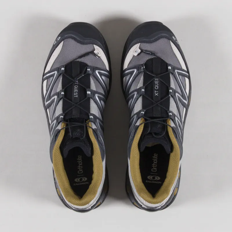 Salomon XT-QUEST Shoes Black Paloma Brilliant Olive-6