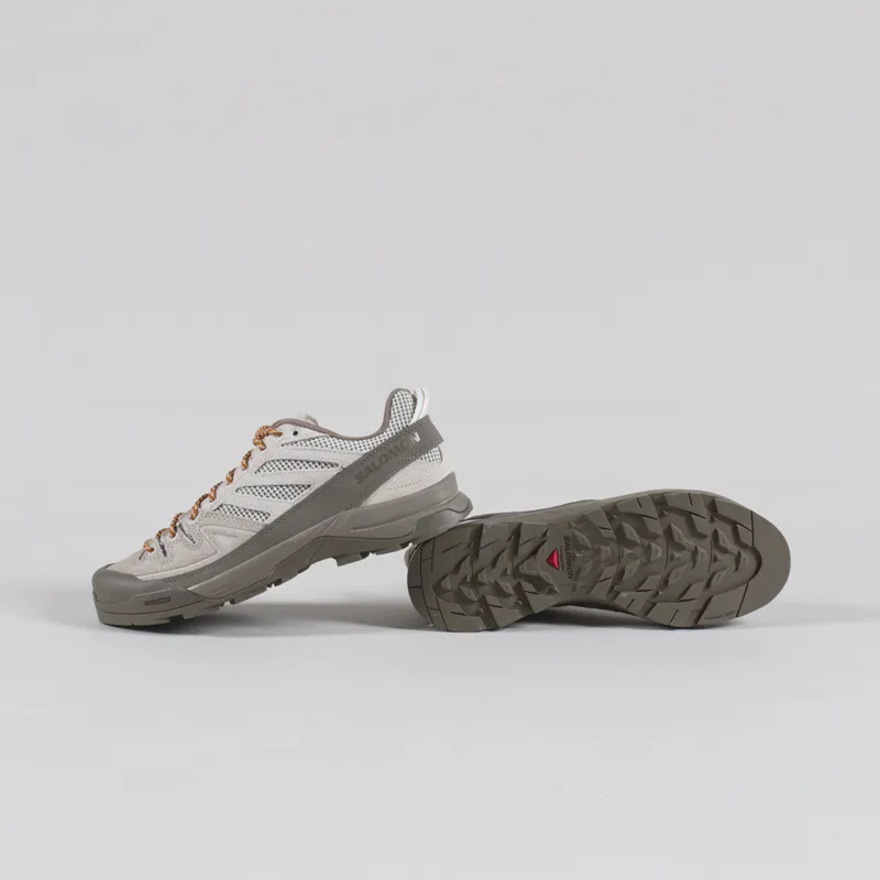 Salomon X-ALP Woven Shoes Walnut Silver Cloud Vanilla Ice-3