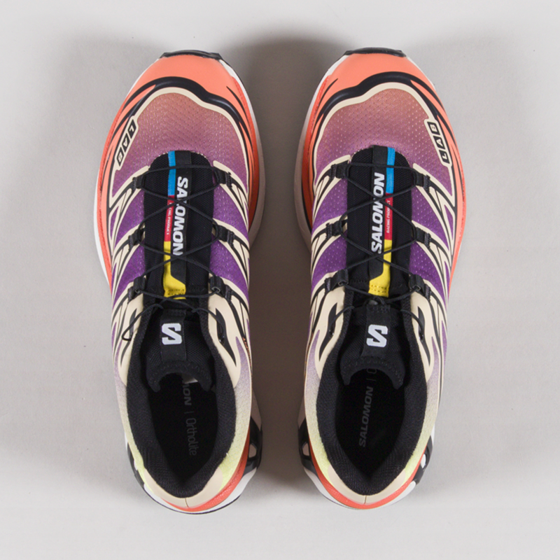 Salomon XT-6 Shoes Black Almond Cream Dragon Fire-3