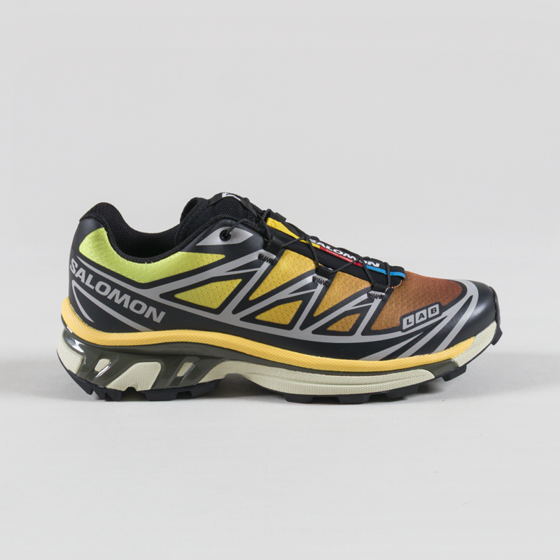 Salomon XT-6 Shoes Black Grape Leaf Beach Ball-2