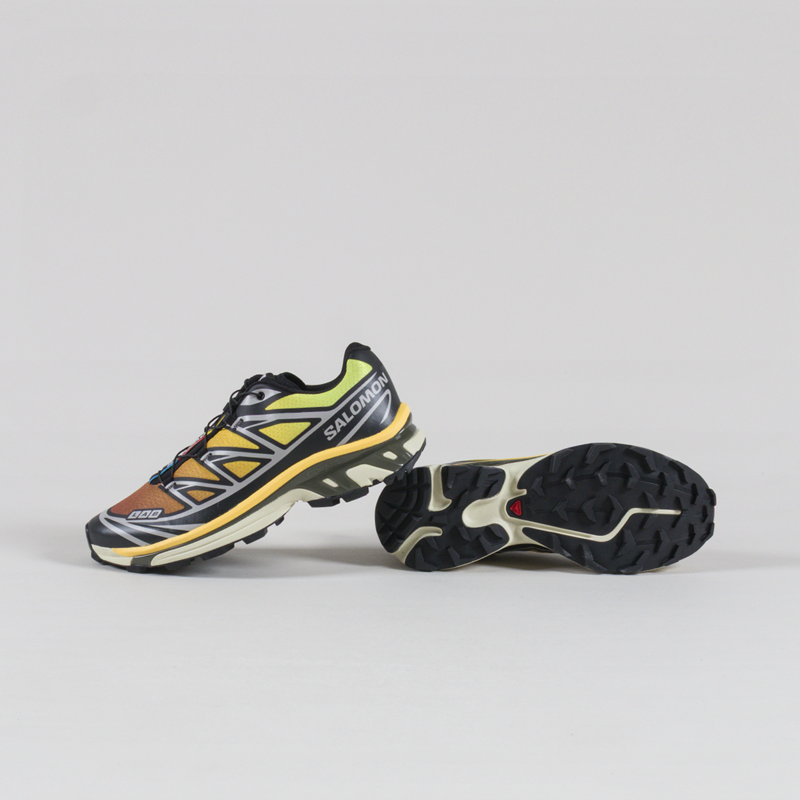 Salomon XT-6 Shoes Black Grape Leaf Beach Ball-3