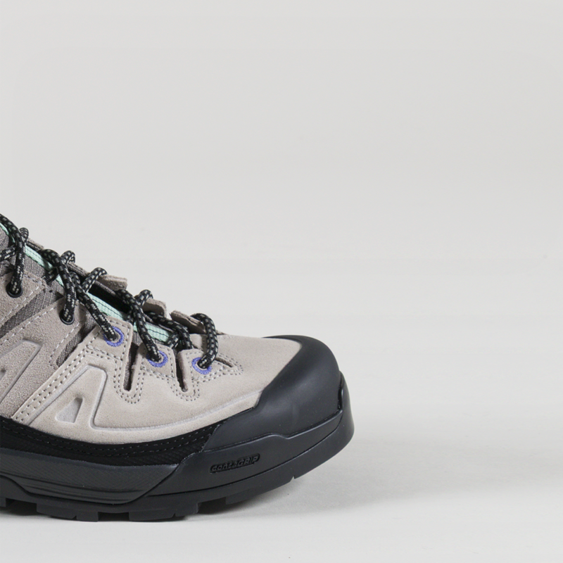 Salomon X-ALP Mid Leather GORE-TEX Shoes Cloudburst Silver Cloud-5