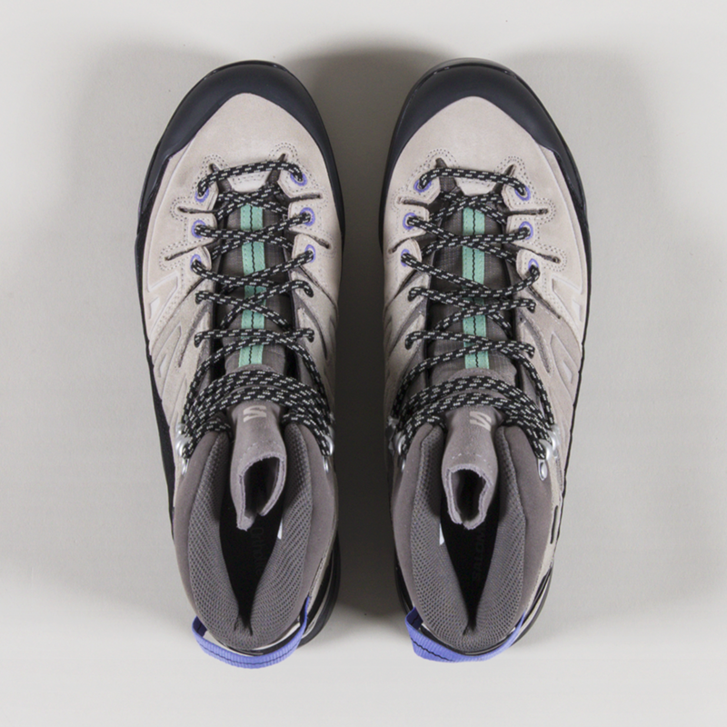 Salomon X-ALP Mid Leather GORE-TEX Shoes Cloudburst Silver Cloud-6