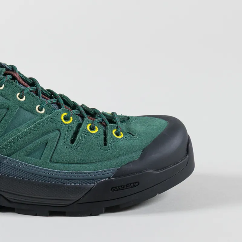 Salomon X-ALP Leather Shoes Bistro Green Stormy Weather Black-5