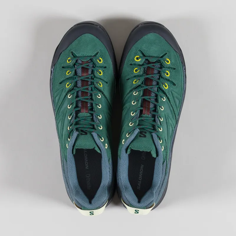 Salomon X-ALP Leather Shoes Bistro Green Stormy Weather Black-6