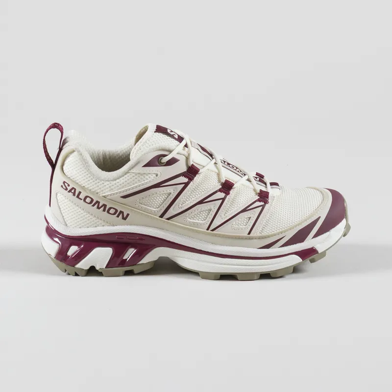 Salomon Womens XT-6 Expanse Shoes Vanilla Ice Marron Banner Almond Milk-2